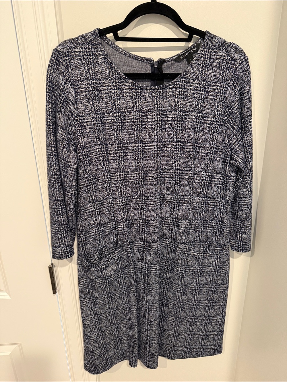 41 Hawthorn Navy and White 3/4 Sleeve Dress